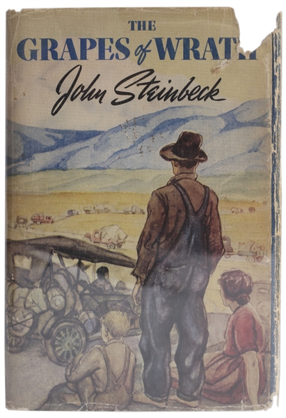 John Steinbeck's ''The Grapes of Wrath'' First Printing -- In First Printing Dust Jacket